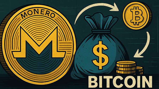 monero-50-procent-plus-330-miljoen-dollar-in-bitcoin-gewassen